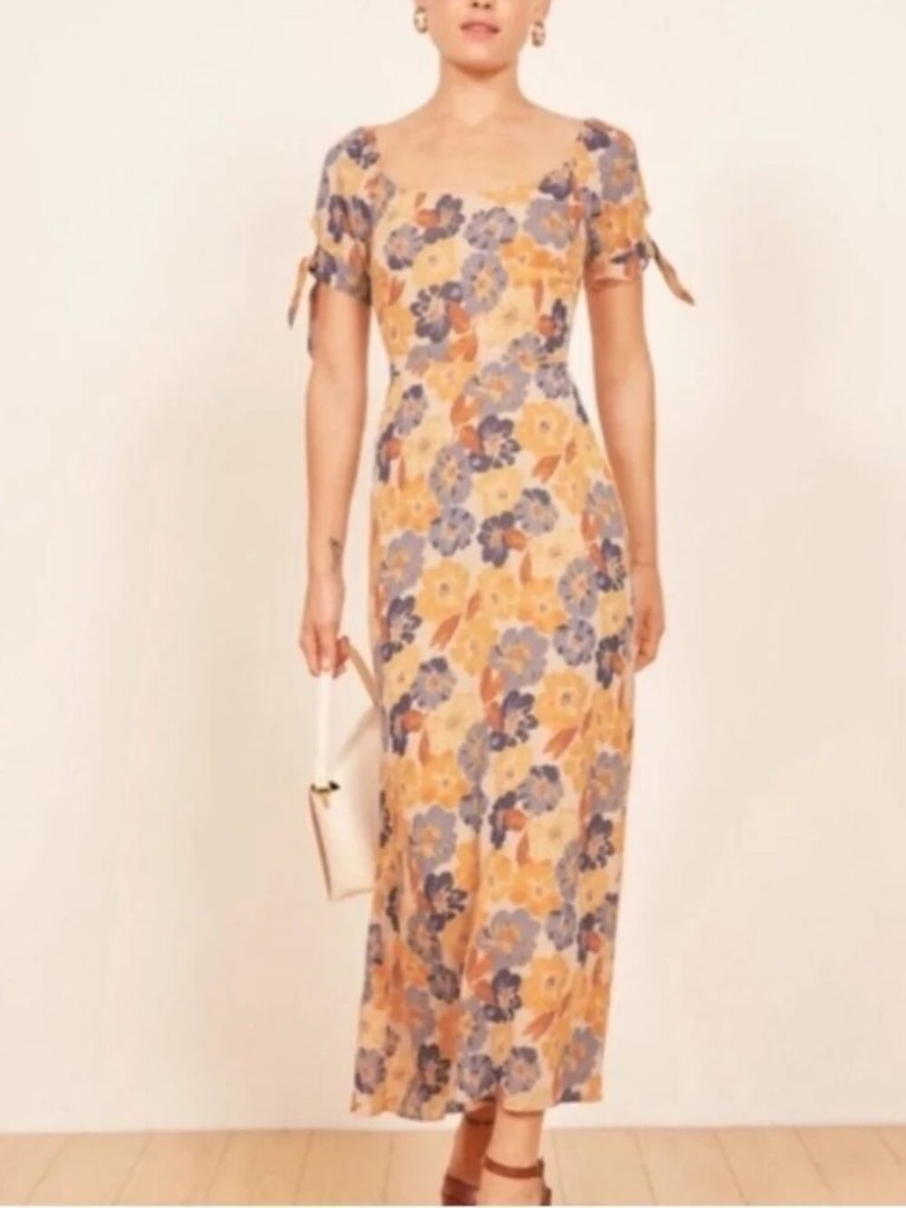 Reformation Meredith Floral Printed Maxi Dress